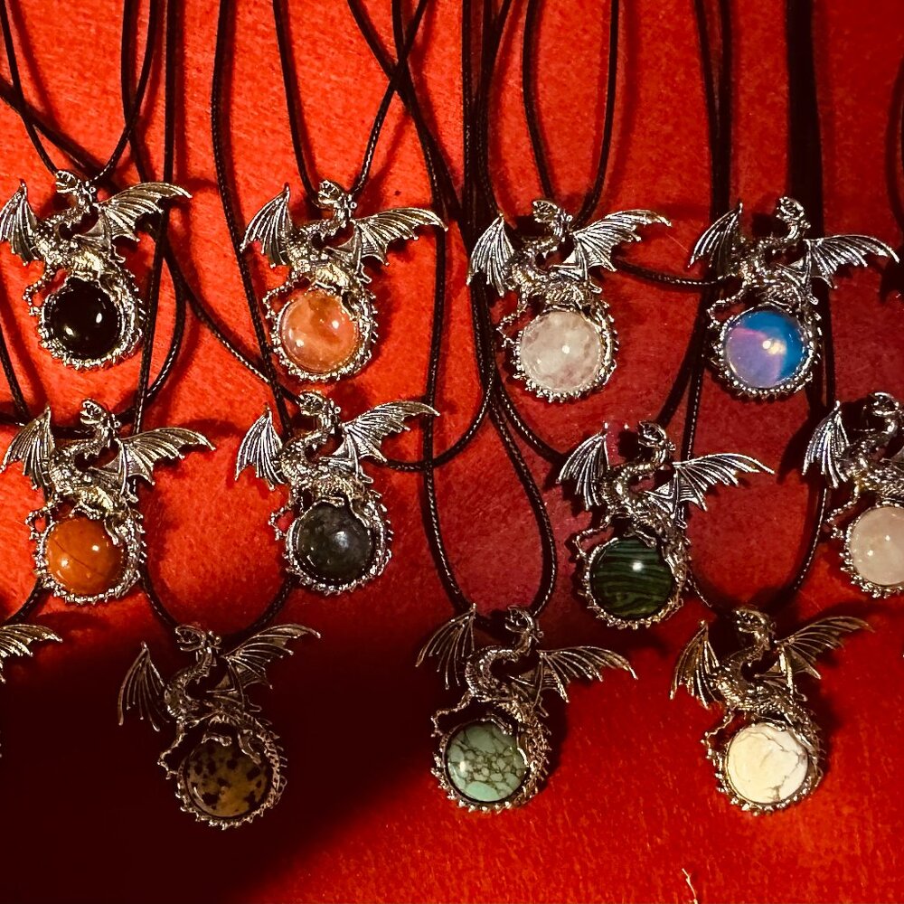 Standing Dragon Necklaces